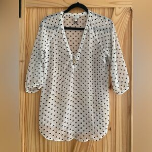 Sheer Polka Dots blouse